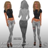 [Stellar] Venice Skinny Jeans in silver