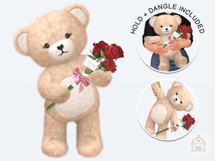 hive // my rose bear plushie