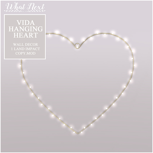 {wn} Vida Hanging Heart 