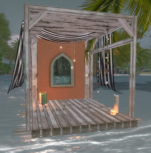 BACKDROP+ : "Red Sea" Pergola