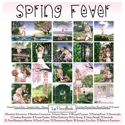 Le Poppycock *Spring Fever* (4) Winged Purposes