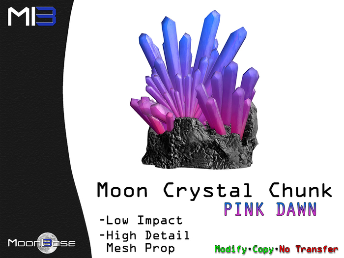 [MB3] Moon Crystal Chunk - Pink Dawn