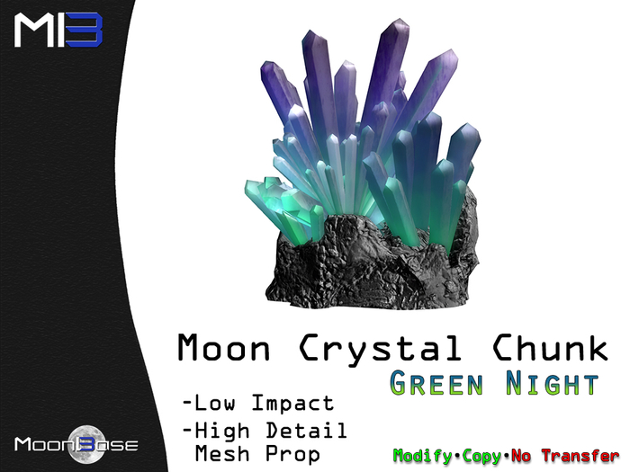 [MB3] Moon Crystal Chunk - Green Night