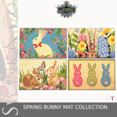 Swank & Co. Spring Bunny Mat Collection (Box)