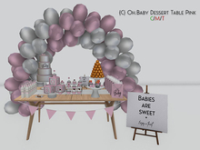 {C} Oh.Baby Dessert Table Pink