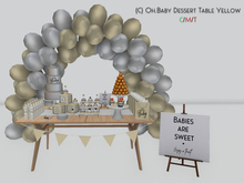 {C} Oh.Baby Dessert Table Yellow