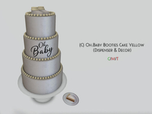 {C} Oh.Baby Booties Cake Yellow