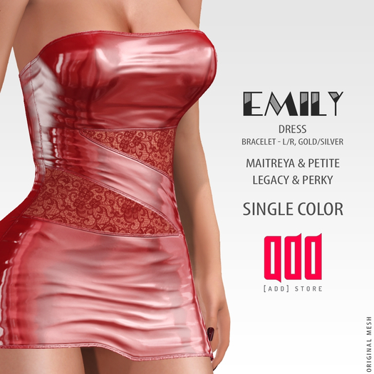 [ADD] Emily Dress - RedDark