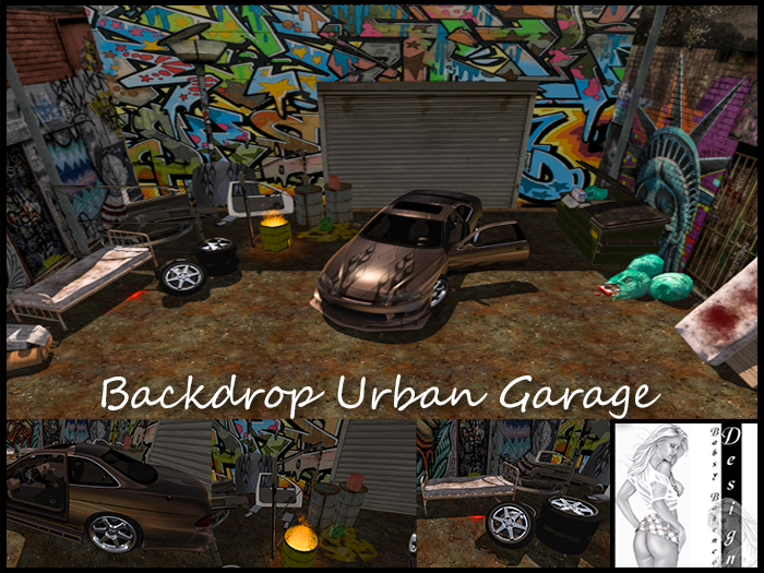 BB Design Backdrop Urban Garage