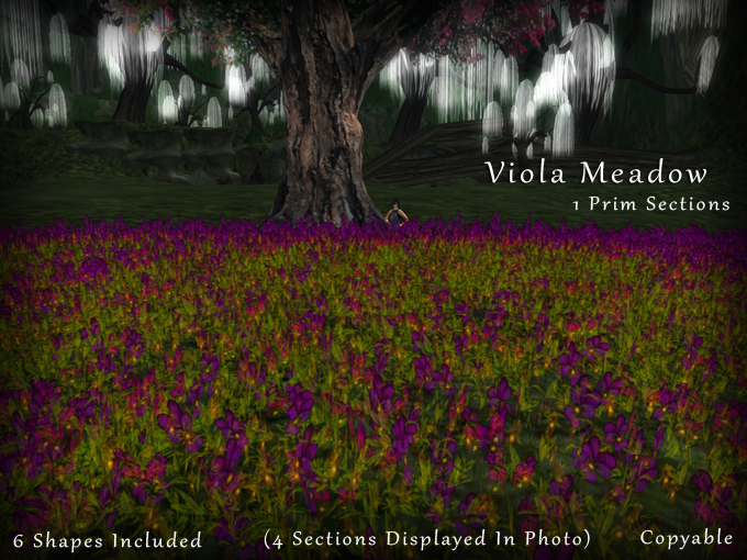 Viola Meadow - Copyable - 1 prim per section