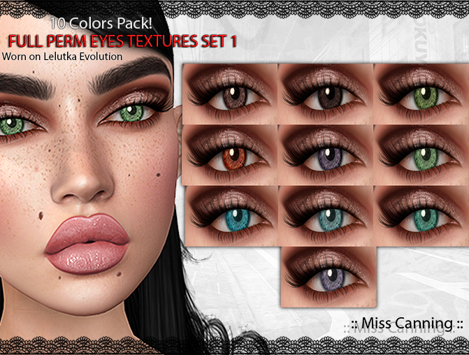 :: Miss Canning :: EYES TEXTURE FULL PERM SET 1