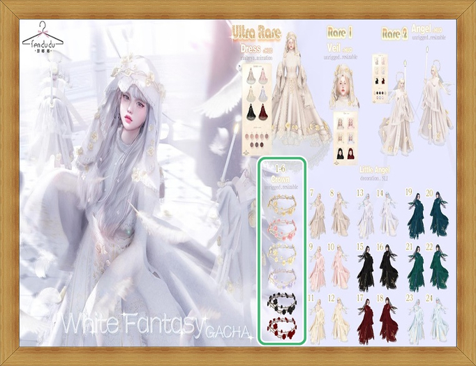 #4 FenDuDu_White Fantasy Gacha