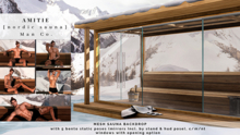 Amitie Nordic Sauna Backdrop Man Pack