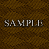 Zoy Texture [ DIAMOND KNIT 16 ] Seamless - Brown