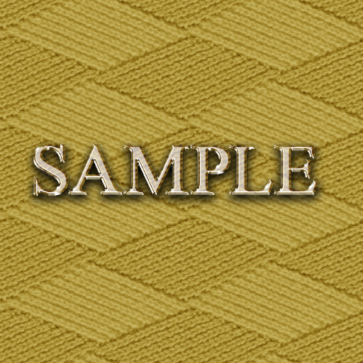 Zoy Texture [ DIAMOND KNIT 16 ] Seamless - Camel