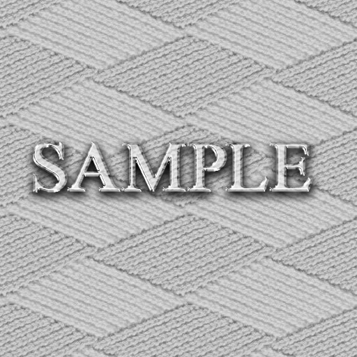 Zoy Texture [ DIAMOND KNIT 16 ] Seamless - Light Gray