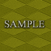 Zoy Texture [ DIAMOND KNIT 16 ] Seamless - Yellow Green