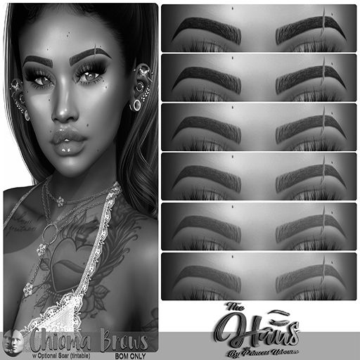 .:the-HAUS:. Chioma BOM Eyebrows for Genus DEMO