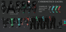 1 ::GB:: Cybernetics Jacket (Belleza) Cyan RARE