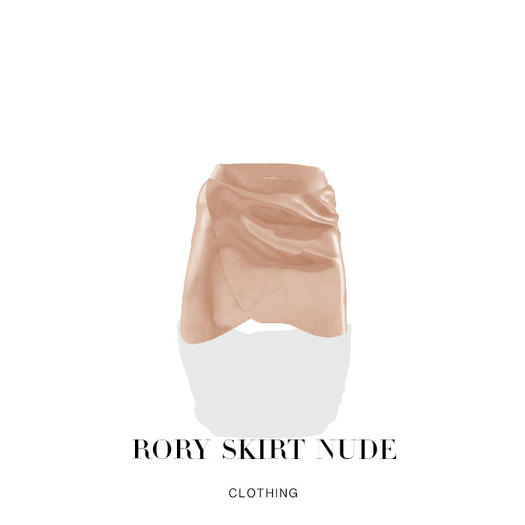 MULLOY X CLOE - Rory Skirt Nude