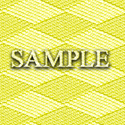 Zoy Texture [ DIAMOND KNIT 16 ] Seamless - Yellow
