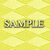 Zoy Texture [ DIAMOND KNIT 16 ] Seamless - Yellow
