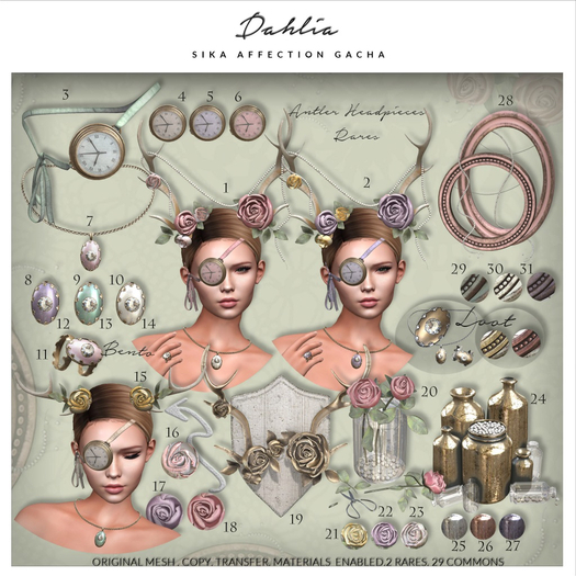 Dahlia - Sika Affection - Clock Monocle - White 4 (REZ)