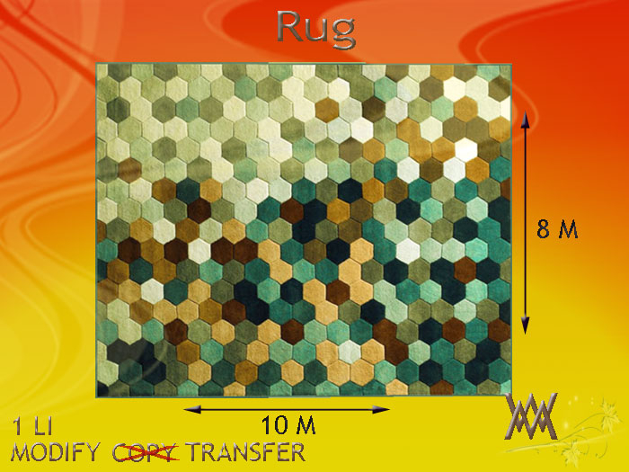 Rug Beautiful Green by Wild Motley