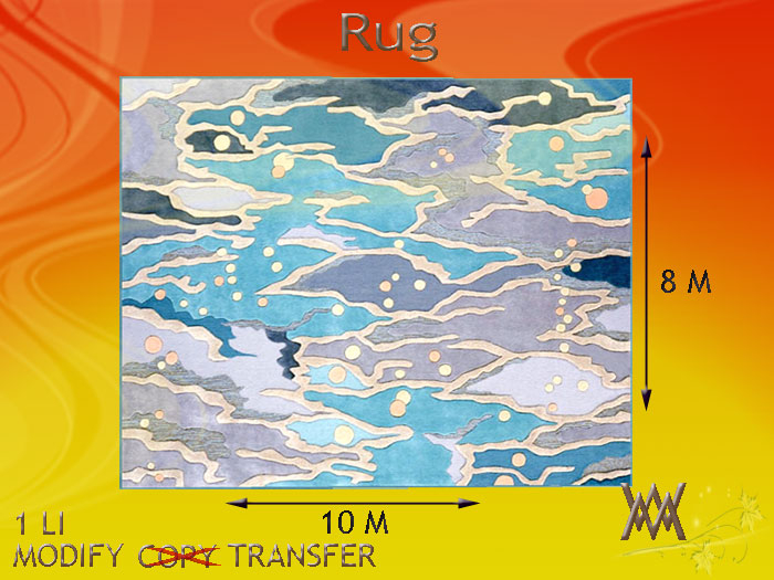 Rug Seaglass Blue by Wild Motley