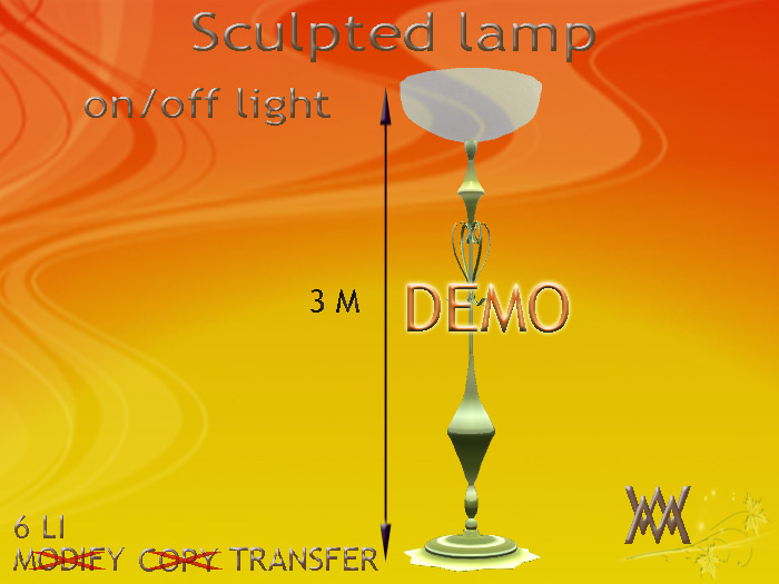 Lamp Wrought Iron Green, floor, by Wild Motley DEMO