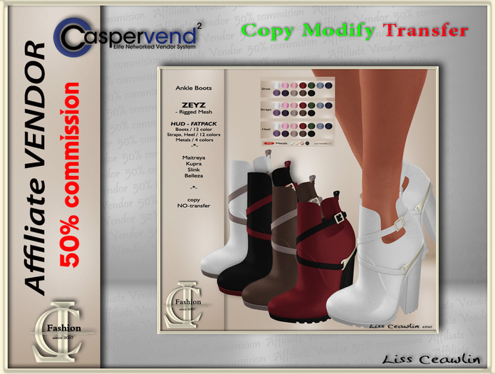 LC Affiliate Vendor [Footwear] - Zeyz Boots [5 Vendors]