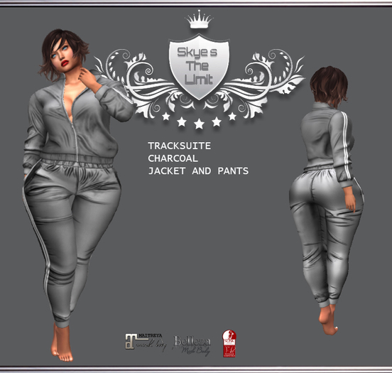 :STLF: TRACKSUITE CHARCOAL