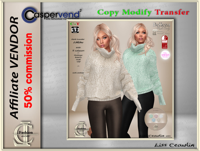 LC Affiliate Vendor - Zaran Sweater [4 Vendors]