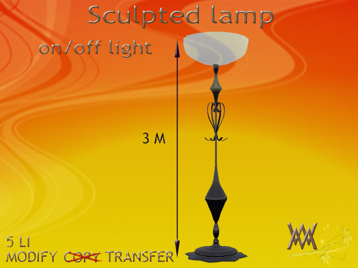 Lamp Wrought Iron Black, floor, by Wild Motley