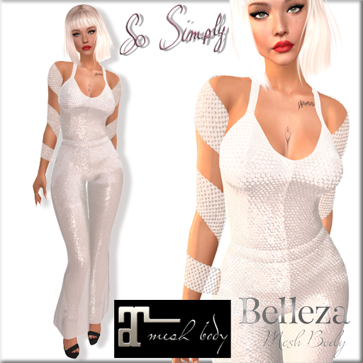 SO SIMPLY BUBBLE JUMPSUIT WHITE -ML-FREYA 