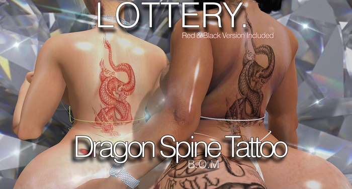 LOTTO: DRAGON SPINE TATTOO BOM