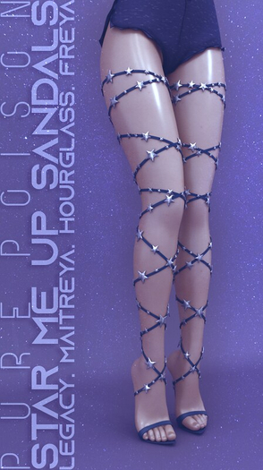 Pure Poison - Star Me Up Sandals  