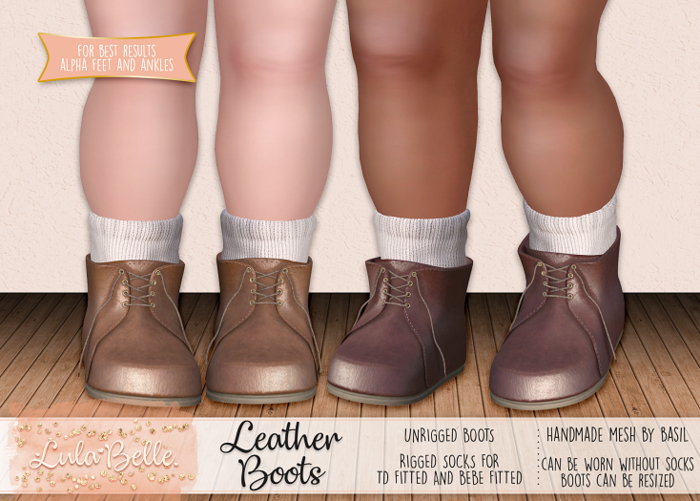 {Lula Belle} Leather Boots - FATPACK {Boxed}