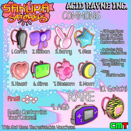 <AR> Sakura Satchels - 2. Ribbon (VOUCHER)
