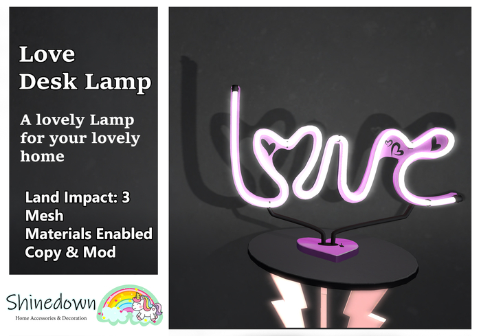 Shinedown - Love Desk Lamp