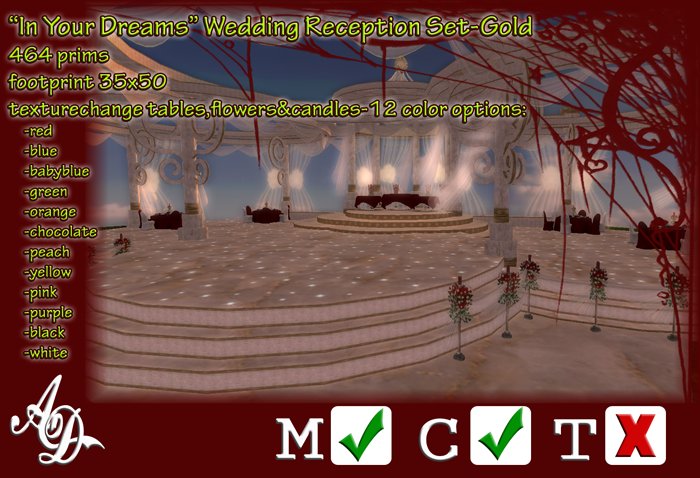 [AD] [In Your Dreams] Wedding Reception-gold