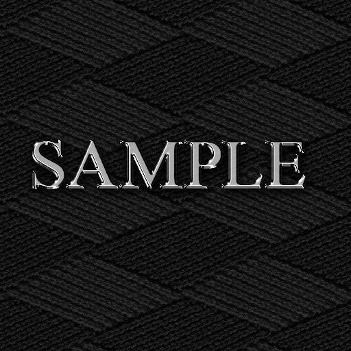 Zoy Texture [ DIAMOND KNIT 17 ] Seamless - Black