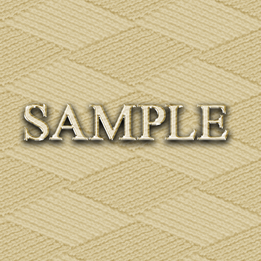 Zoy Texture [ DIAMOND KNIT 17 ] Seamless - Cream