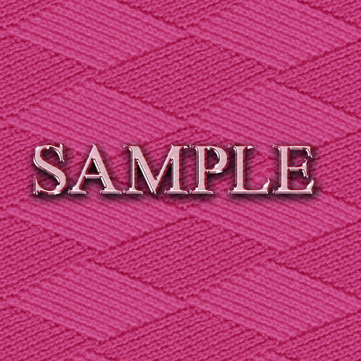 Zoy Texture [ DIAMOND KNIT 17 ] Seamless - Pink