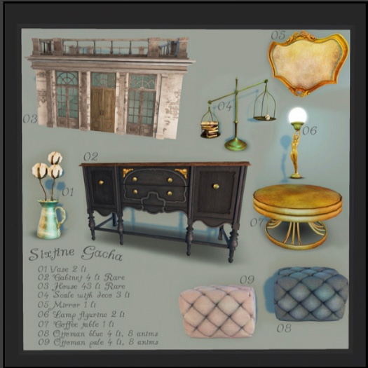 02 SIXTINE Gacha Cabinet RARE