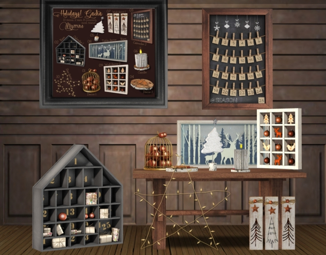 08 Holidays! Gacha - table decor RARE