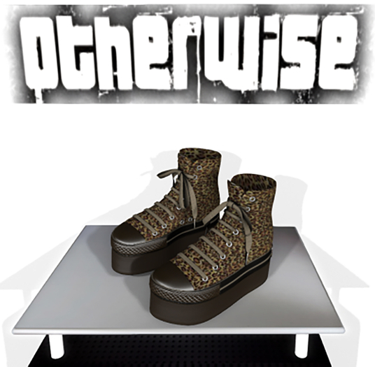 Otherwise -  Platform Sneakers  " Brown Leopard " 