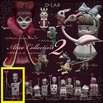 Second Life Marketplace - D-LAB ALICE 2 - 08 Card Soldiers A