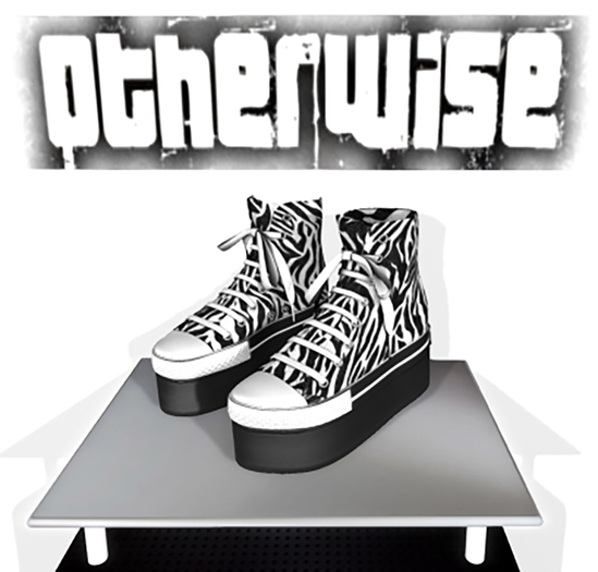 Otherwise -  Platform Sneakers  " Zebra"  