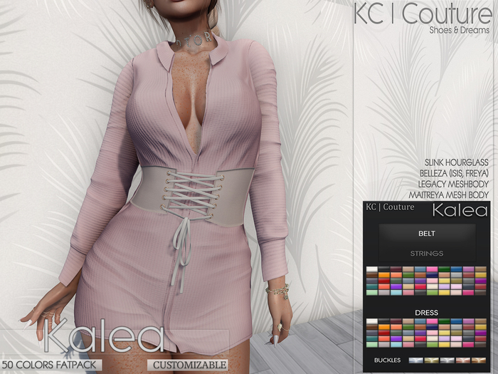 -KC- KALEA DRESS / MAITREYA LEGACY ISIS FREYA HOURGLASS